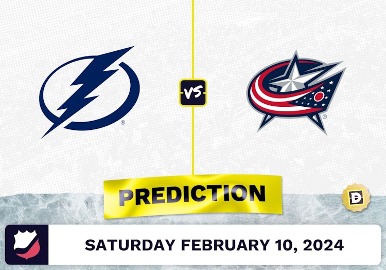 Tampa Bay Lightning vs. Columbus Blue Jackets Prediction, Odds, NHL Picks [2/10/2024]