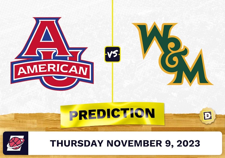 American University vs. William & Mary Basketball Prediction - November 9, 2023