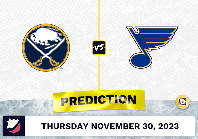 Buffalo Sabres vs. St. Louis Blues Prediction and Odds - November 30, 2023