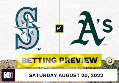 Mariners vs. Athletics Prediction and Odds - Aug 20, 2022