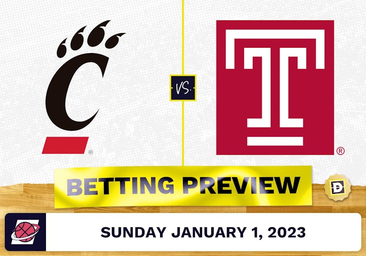 Cincinnati vs. Temple CBB Prediction and Odds - Jan 1, 2023