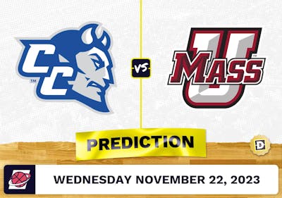 Central Connecticut State vs. Massachusetts Basketball Prediction - November 22, 2023