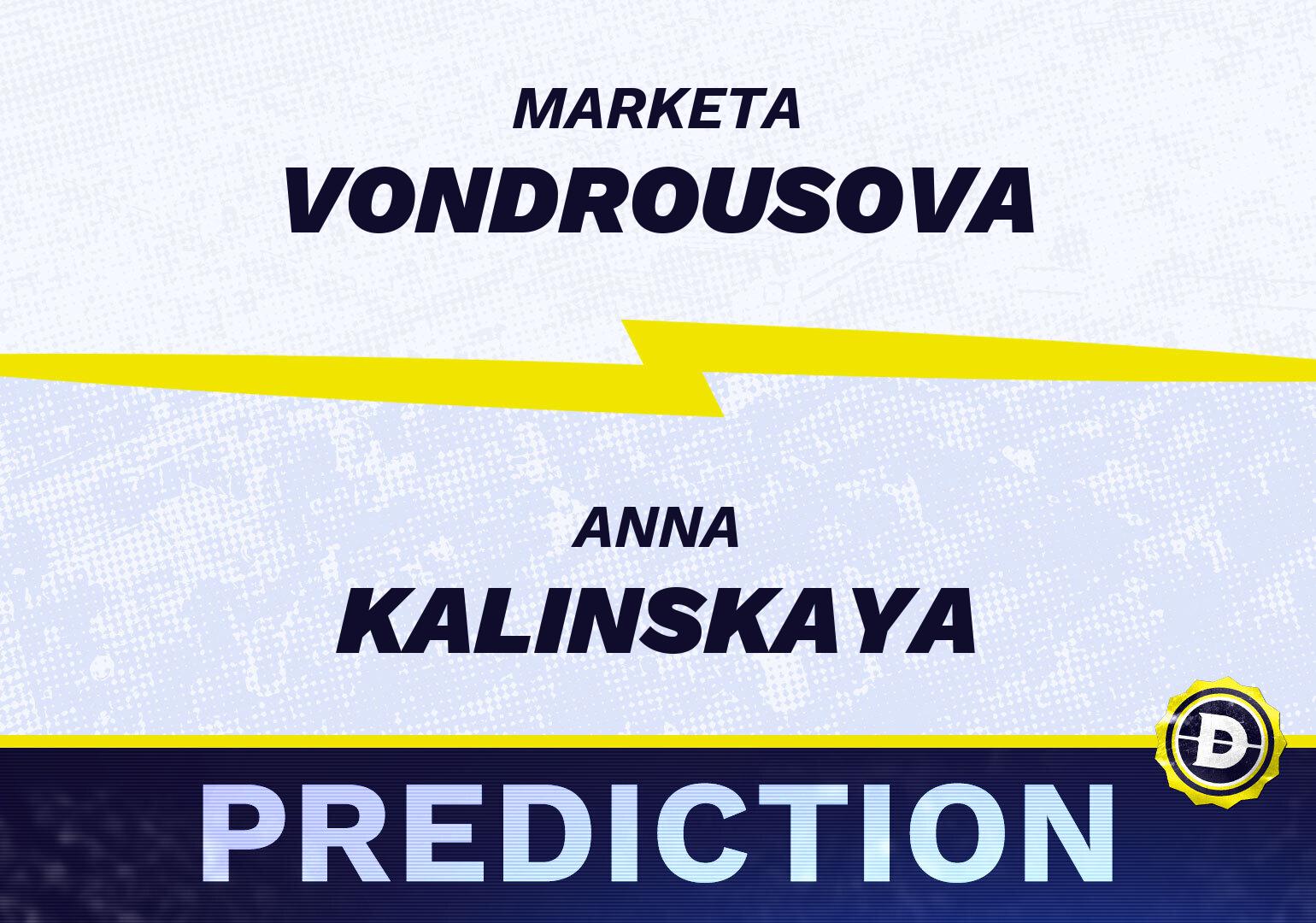 Marketa Vondrousova vs. Anna Kalinskaya Prediction, Odds, Picks for German Open 2024