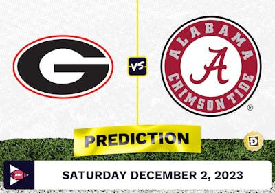 Georgia vs. Alabama CFB Prediction and Odds - December 2, 2023
