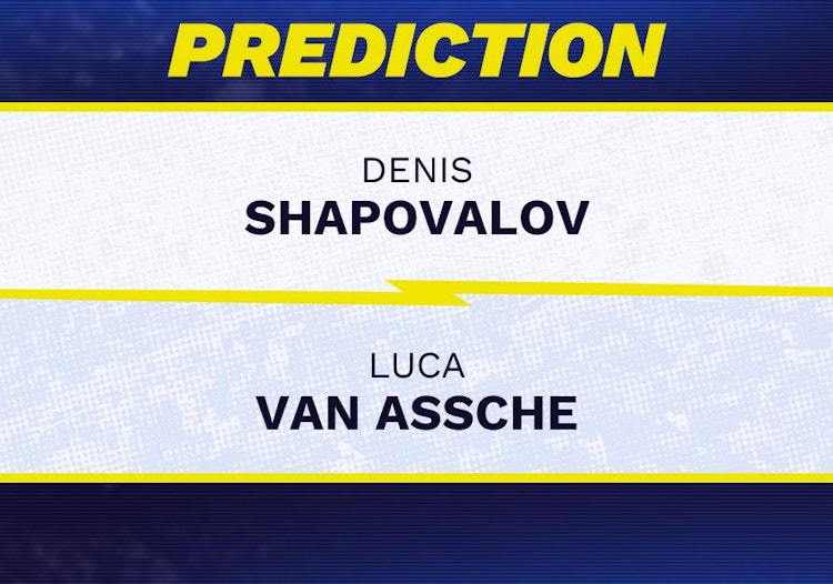 Denis Shapovalov vs Luca Van Assche Tennis Prediction.