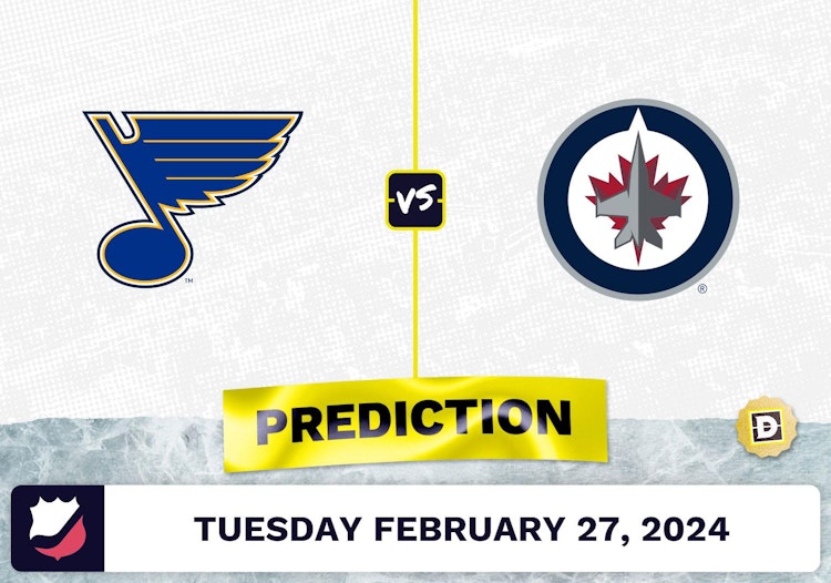 St. Louis Blues vs. Winnipeg Jets Prediction, Odds, NHL Picks [2/27/2024]