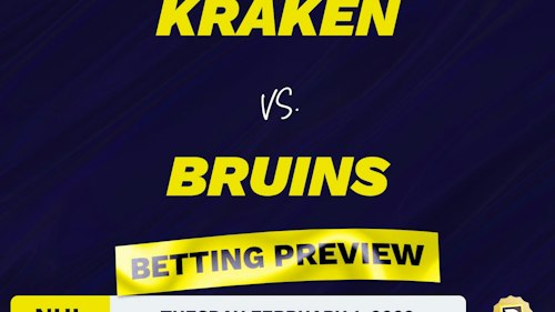 Kraken vs. Bruins Predictions and Odds - Feb 1, 2022