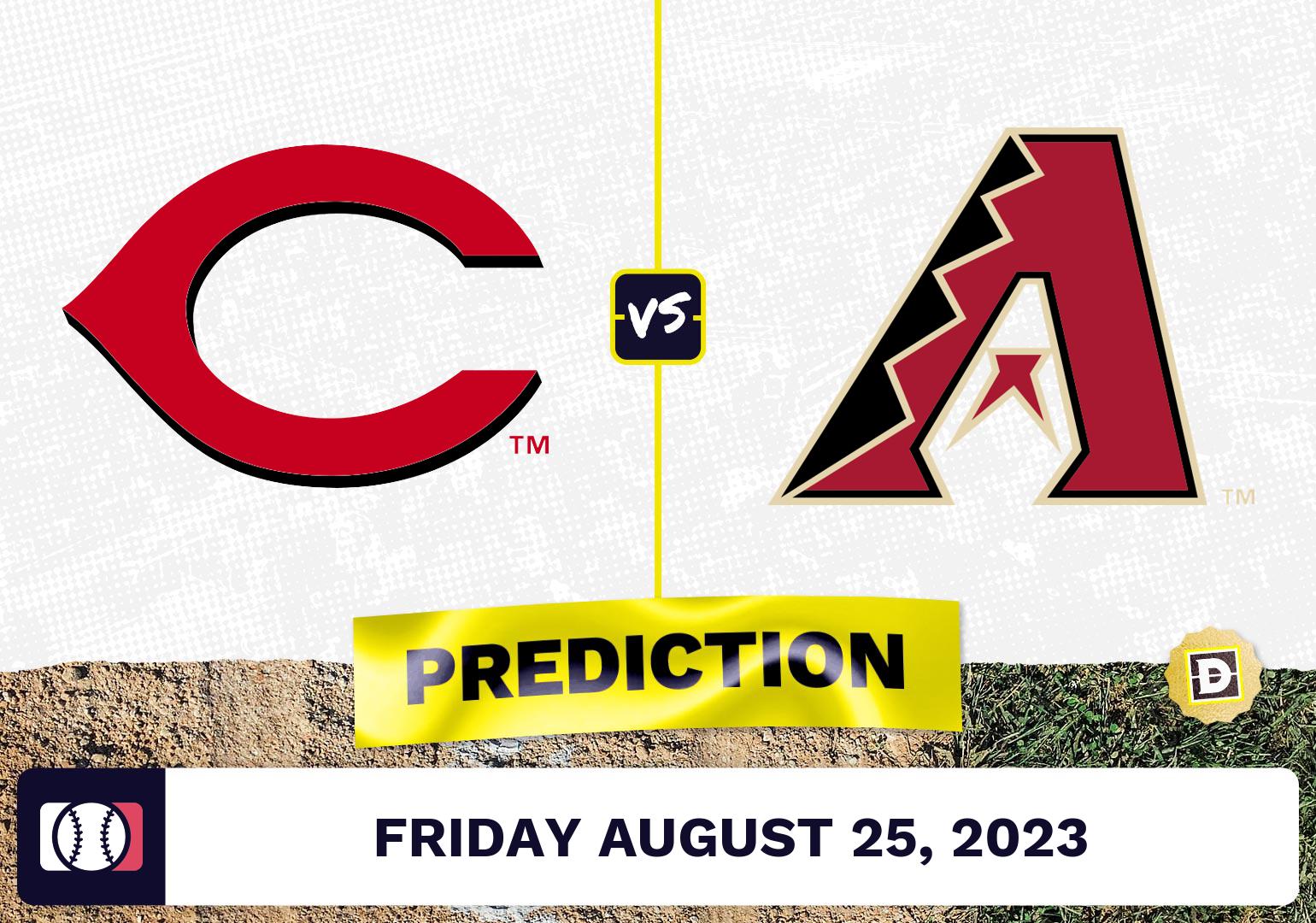 Reds vs. Diamondbacks Prediction for MLB Friday [8/25/2023]