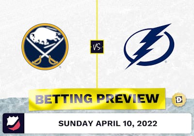 Sabres vs. Lightning Prediction and Odds - Apr 10, 2022