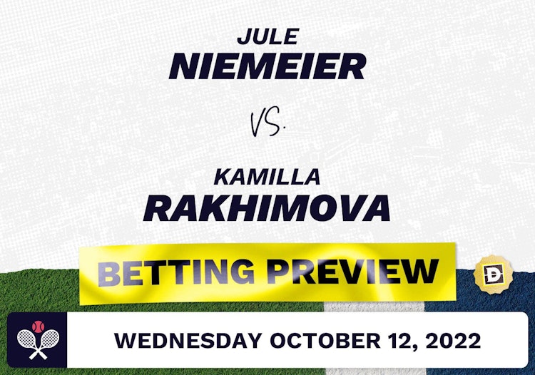 Jule Niemeier vs. Kamilla Rakhimova Predictions - Oct 12, 2022