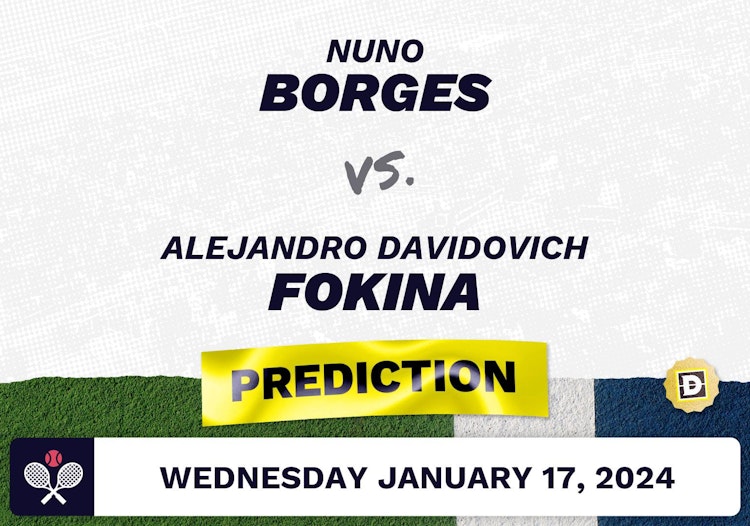 Nuno Borges vs. Alejandro Davidovich Fokina Prediction, Odds, Picks for Australian Open 2024