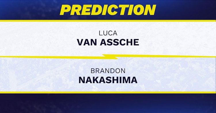 Luca Van Assche vs Brandon Nakashima Tennis Prediction.