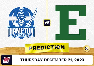Hampton vs. Eastern Michigan Prediction, Odds, College Basketball Picks  [12/21/2023]