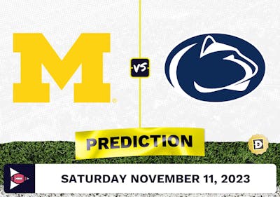 Michigan vs. Penn State CFB Prediction and Odds - November 11, 2023