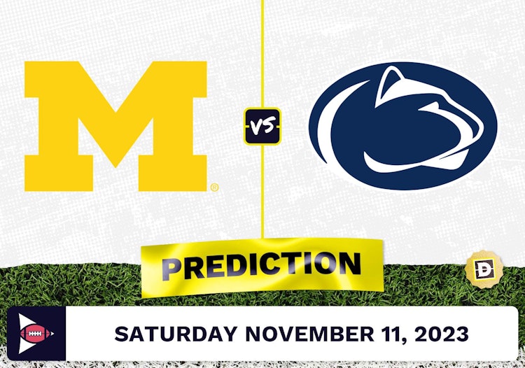 Michigan vs. Penn State CFB Prediction and Odds - November 11, 2023