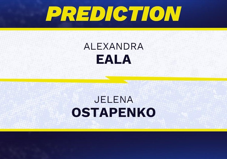 Alexandra Eala vs Jelena Ostapenko Tennis Prediction.