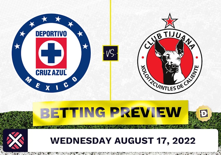 Cruz Azul vs. Club Tijuana Prediction and Odds - Aug 17, 2022