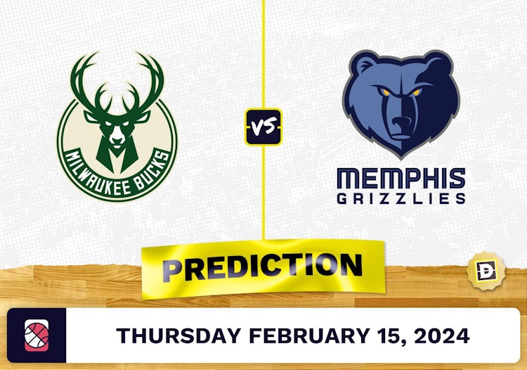 Milwaukee Bucks vs. Memphis Grizzlies Prediction, Odds, NBA Picks [2/15/2024]