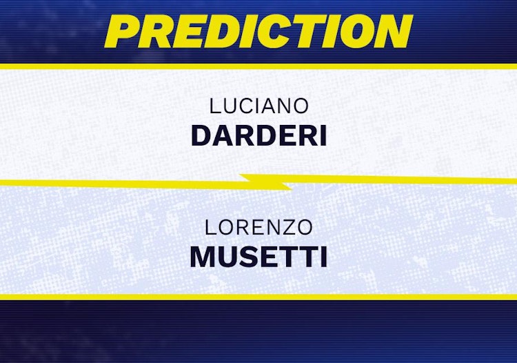 Luciano Darderi vs Lorenzo Musetti Tennis Prediction.