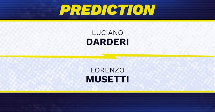 Luciano Darderi vs Lorenzo Musetti Tennis Prediction.