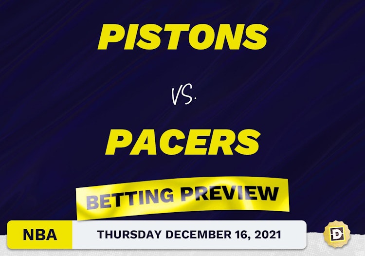 Pistons vs. Pacers Predictions and Odds - Dec 16, 2021