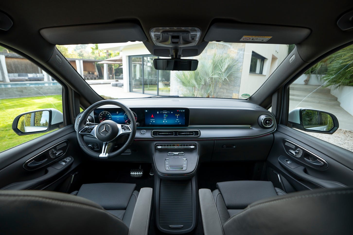 Das Interior des Mercedes-Benz EQV