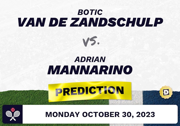 Botic Van de Zandschulp vs. Adrian Mannarino Prediction - ATP Paris 2023