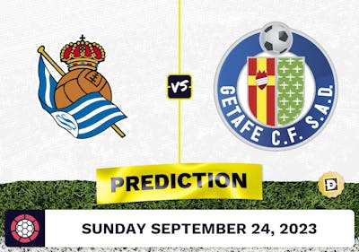Real Sociedad vs. Getafe Prediction and Odds - September 24, 2023