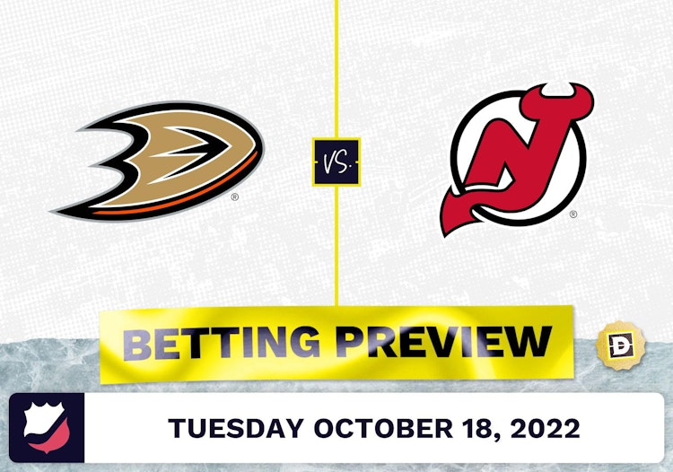 Ducks vs. Devils Prediction and Odds - Oct 18, 2022