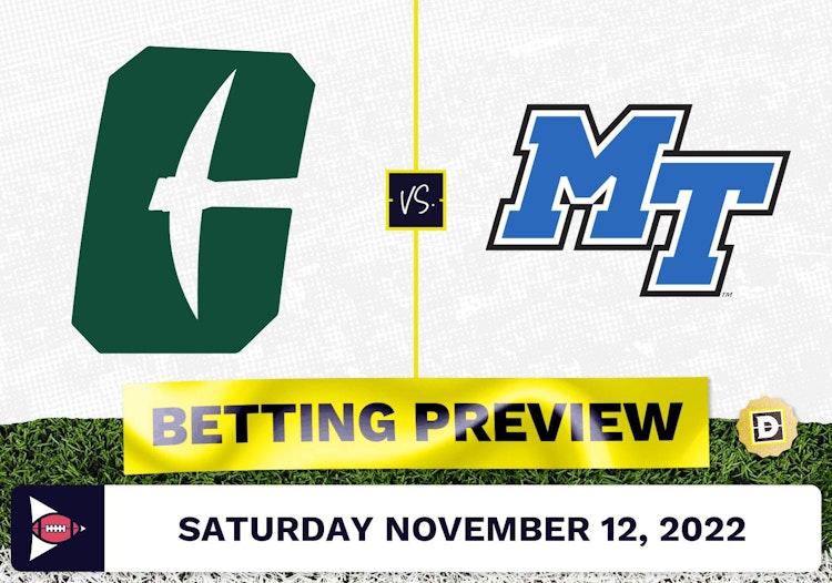 Charlotte vs. Middle Tennessee CFB Prediction and Odds - Nov 12, 2022