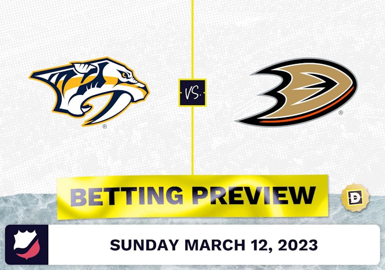 Predators vs. Ducks Prediction and Odds - Mar 12, 2023