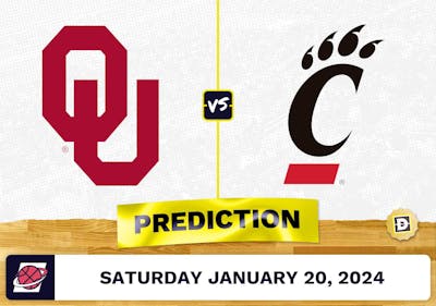 Oklahoma vs. Cincinnati Prediction, Odds, College Basketball Picks [1/20/2024]