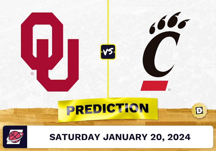 Oklahoma vs. Cincinnati Prediction, Odds, College Basketball Picks [1/20/2024]