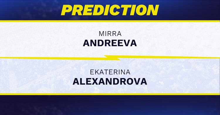 Mirra Andreeva vs Ekaterina Alexandrova Tennis Prediction.
