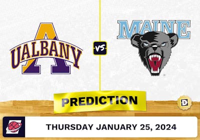 Albany vs. Maine Prediction, Odds, College Basketball Picks [1/25/2024]