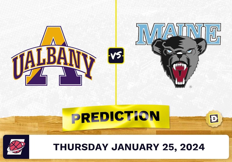 Albany vs. Maine Prediction, Odds, College Basketball Picks [1/25/2024]