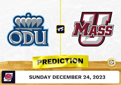 Old Dominion vs. Massachusetts Prediction, Odds, College Basketball Picks  [12/24/2023]