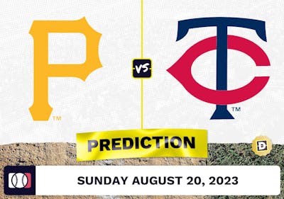 Pirates vs. Twins Prediction for MLB Sunday [8/20/2023]