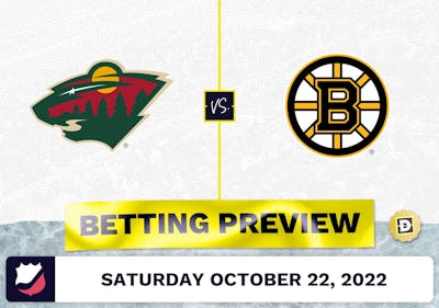 Wild vs. Bruins Prediction and Odds - Oct 22, 2022