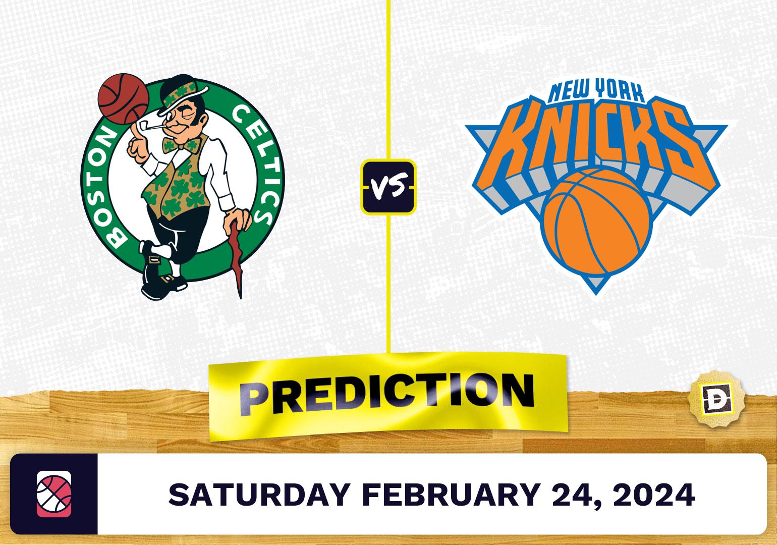 Boston Celtics Vs. New York Knicks Prediction, Odds, NBA Picks [2/24/2024]