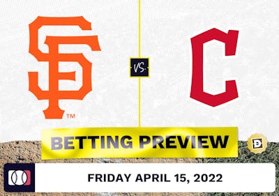 Giants vs. Guardians Prediction and Odds - Apr 15, 2022