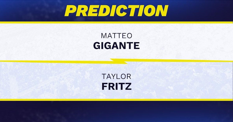 Matteo Gigante vs Taylor Fritz Tennis Prediction.