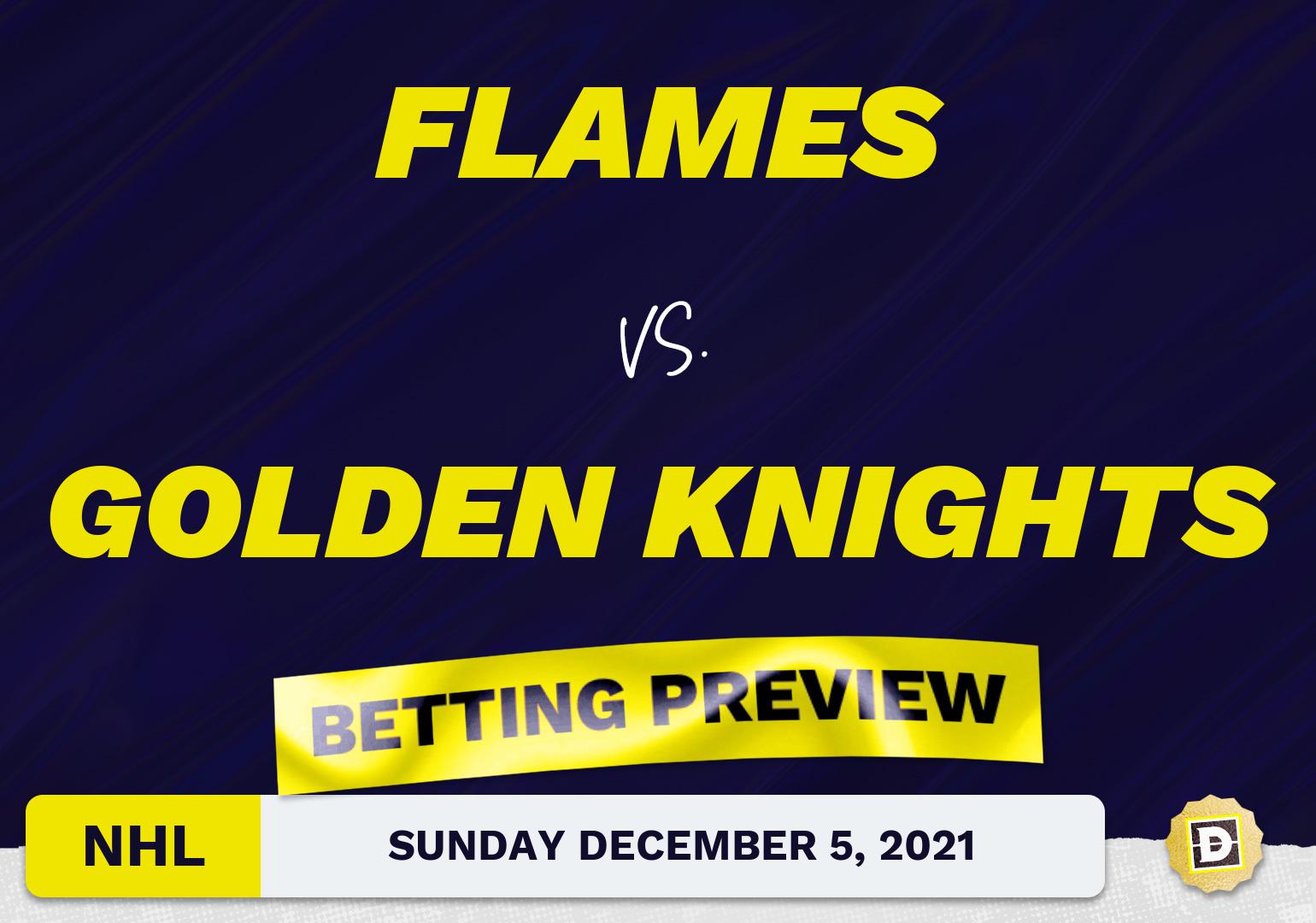 Flames vs. Golden Knights Predictions and Odds - Dec 5, 2021