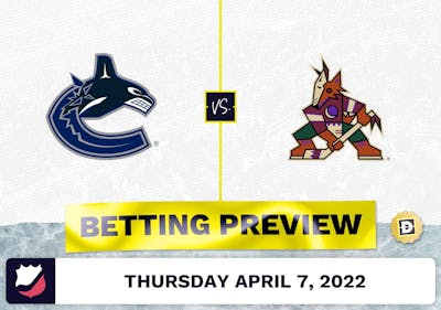 Canucks vs. Coyotes Prediction and Odds - Apr 7, 2022