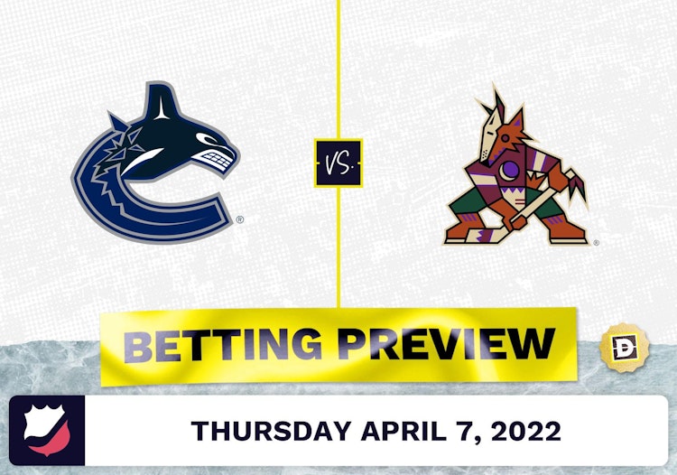 Canucks vs. Coyotes Prediction and Odds - Apr 7, 2022
