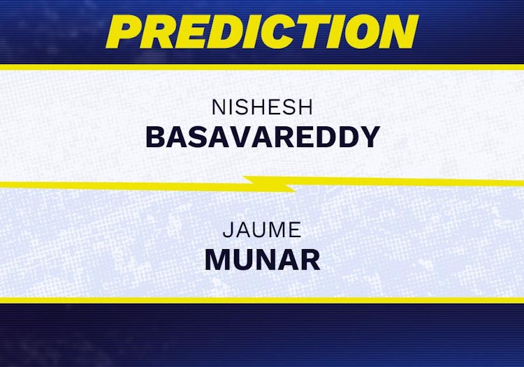 Nishesh Basavareddy vs Jaume Munar Tennis Prediction.