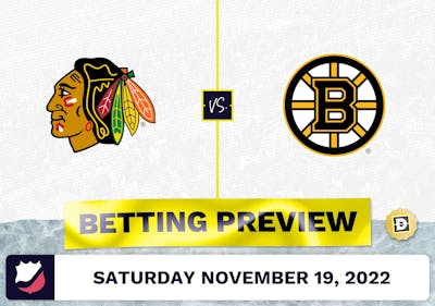 Blackhawks vs. Bruins Prediction and Odds - Nov 19, 2022
