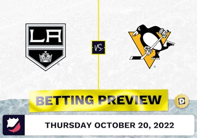 Kings vs. Penguins Prediction and Odds - Oct 20, 2022