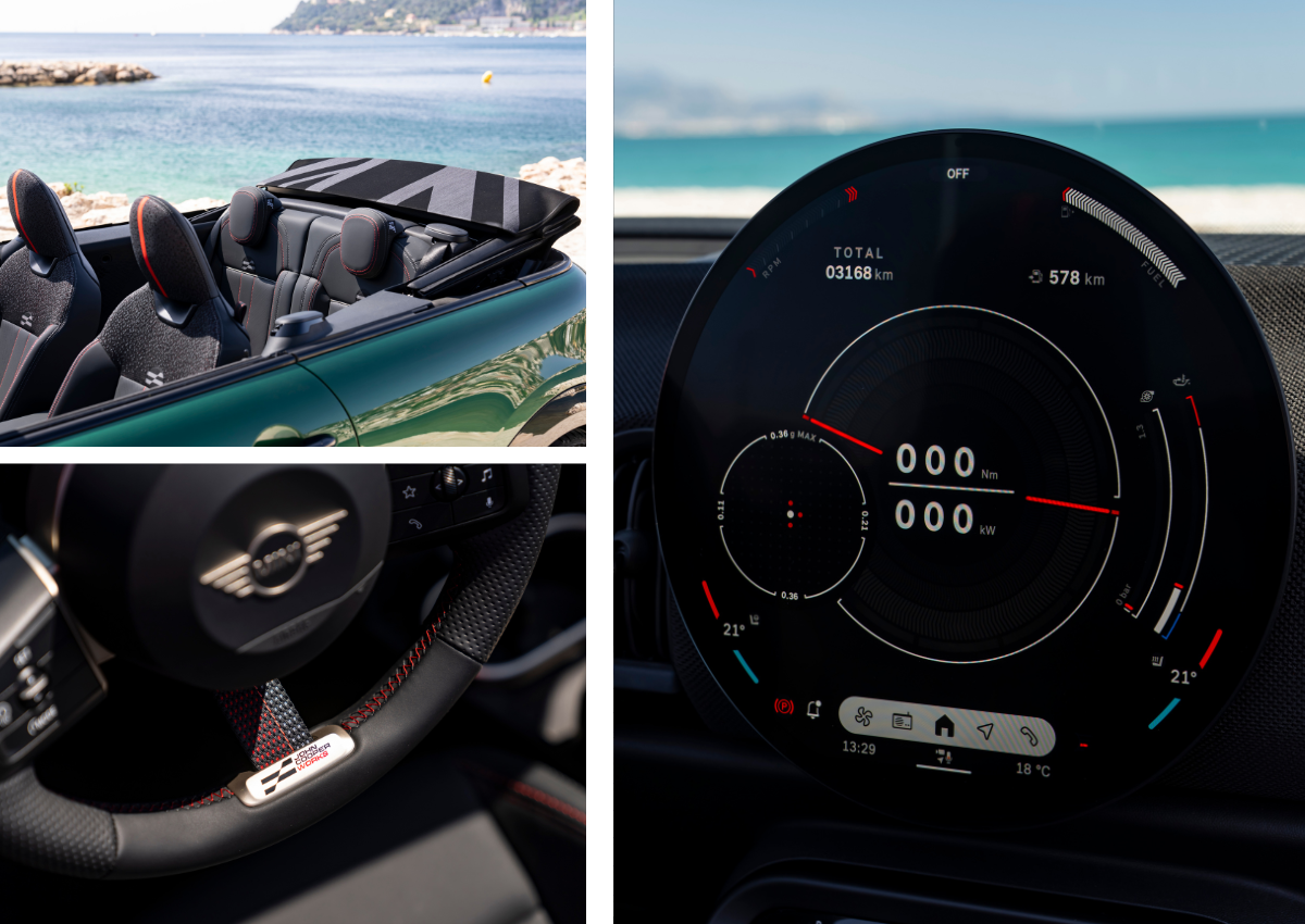 Das Interieur des MINI Cooper Cabrio