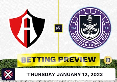 Atlas vs. Mazatlan Prediction and Odds - Jan 12, 2023
